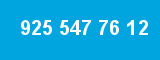 925 547 76 12 925 547 76 12